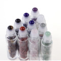 10ml Luxury Jade Stone Healthy Roll On Ball Colorful Frosted Glass Roller Bottle for Essential Oil